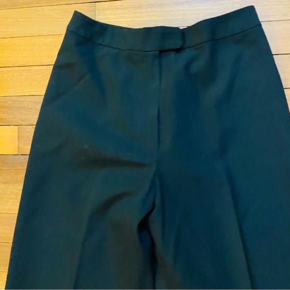 CHRISTIAN AUJARD Black Front Pleated Wide Leg High Waisted Pants - Picture 3 of 4
